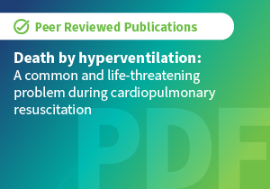 Death by Hyperventilation: A common and life-threatening problem during CPR (CCM 2004)