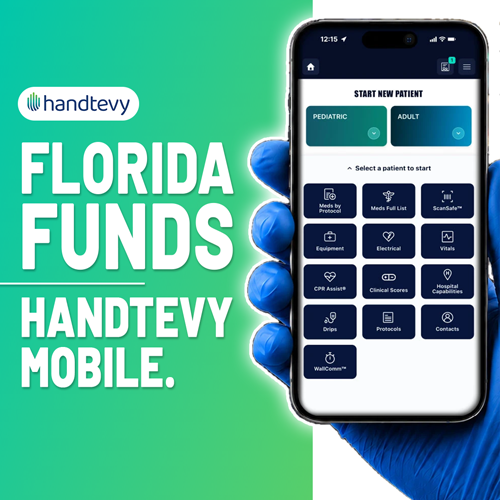 Florida Funds Handtevy Mobile for Hospital Emergency Departments and EMS Statewide