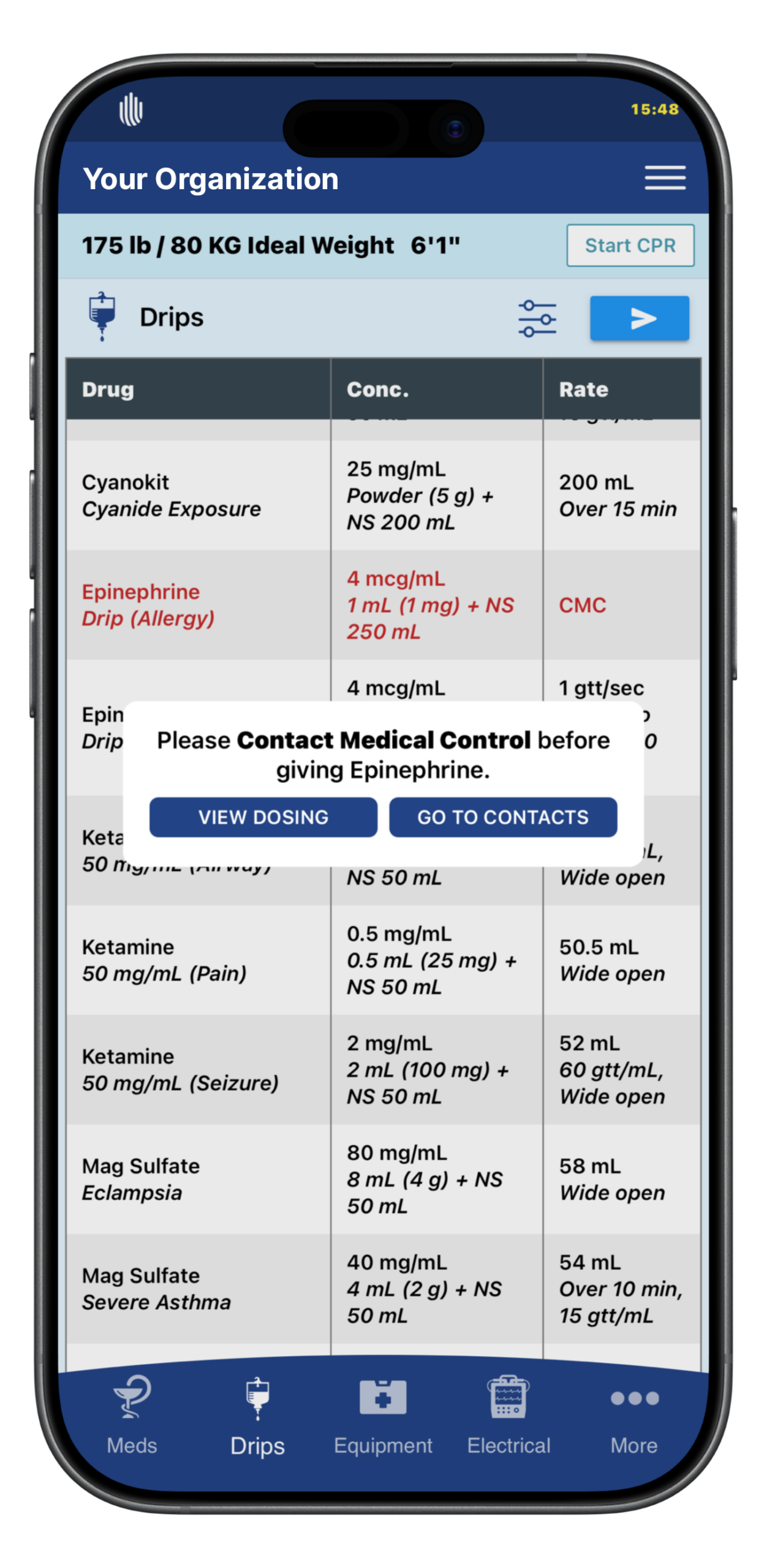 Medication Color Coding screenshot