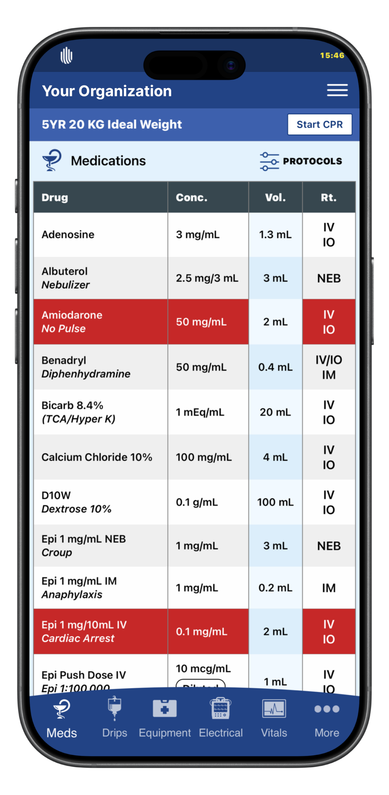 Screenshot: Master Med Library